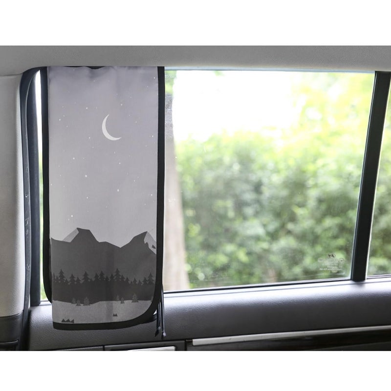 BEBEDECO Magnetic Car Sun Shade Curtain for Side Window â€“ Sun Blocker and UV Protector for Baby, Kids, and Pets â€“ Universal Fit with Built-in Magnets for Steel-Framed Door (Be-Camping Curtain) - Image 4